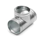 Aldes - Té Equerre Galvanisé : TE 90° - Diamètre 450/200