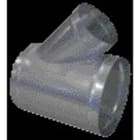Aldes - Té Oblique Galvanisé : TO 45° - Diamètre 315/125 mm