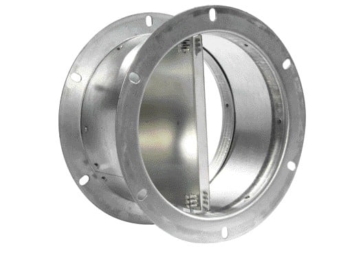 Aldes - Clapet anti-retour D400 en acier galvanisé