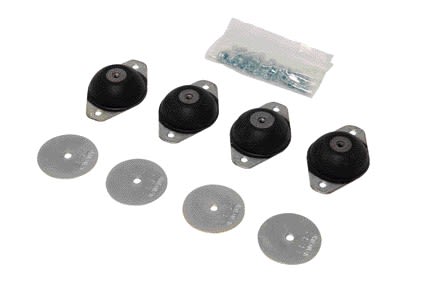 Aldes - Lot de 4 amortisseurs pour caissons VEC 382/452