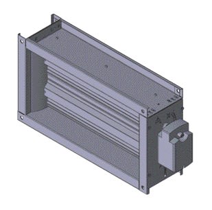 Aldes - Registre isolement motorisé VEX620