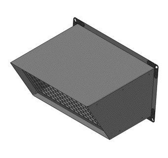 Aldes - Auvent pare-pluie VEX520