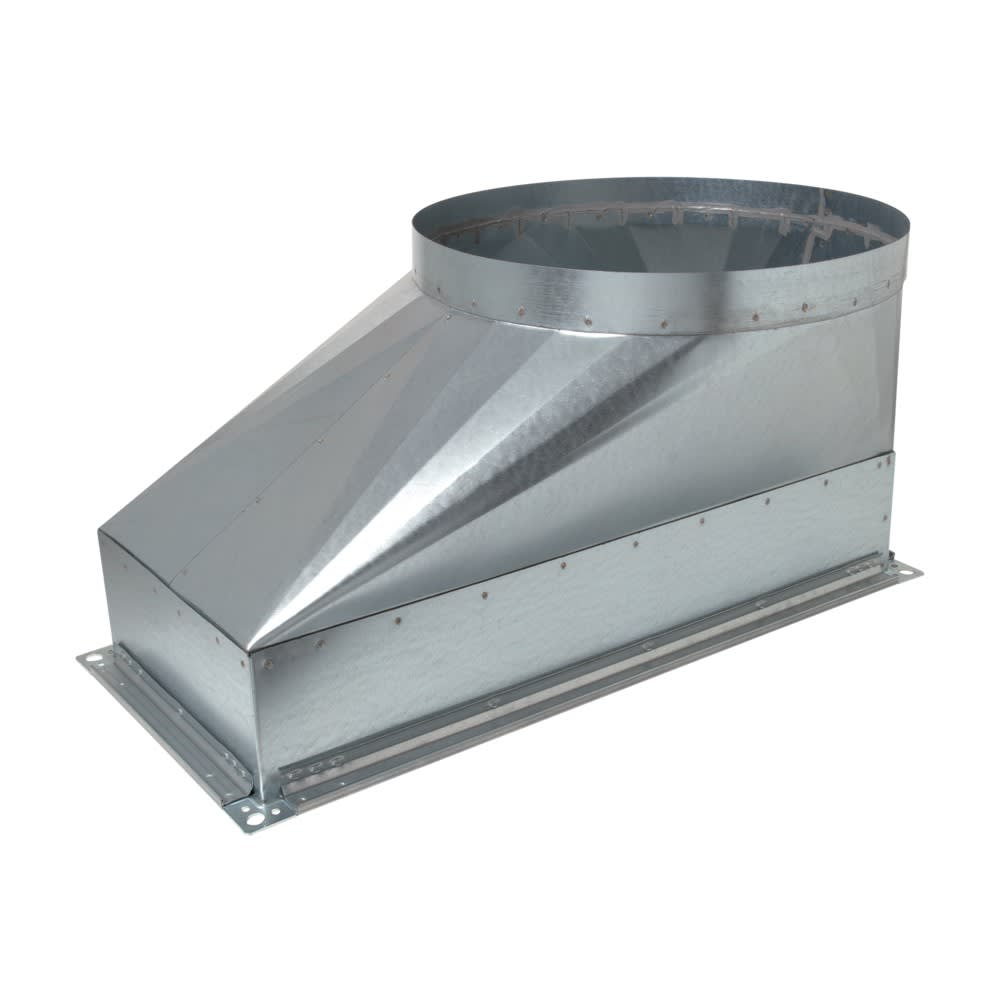 Aldes - Pièce de transformation rigide rectangulaire-circulaire VEX620