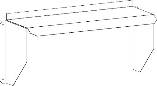 Aldes - Kit pare pluie en tôle 3 pièces pour tourelles VELONE tailles 1.2/5/3