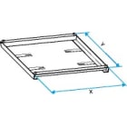 Aldes - Cadre à sceller pour les tourelles VELONE 4.5 / 7.2 / 10.5