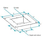 Aldes - Clapet anti-retour VELONE pour les modèles 20.0/27.0
