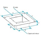 Aldes - Clapet anti-retour VELONE pour les modèles 20.0/27.0