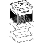 Aldes - Souche terrasse H500 VELONE F400-120 modèle 20.0 / 27.0