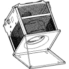 Aldes - Axe pivot VELONE F400-120 - Modèle 20.0 / 27.0 - embase 984 mm
