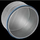 Aldes - Bouchon mâle à joint galvanisé - Diamètre 160 mm