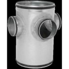 Aldes - Collecteur raccord d'étage galvanisé - Diamètre 355 mm - 1-2/125 + joint