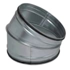 Aldes - Coude galvanisé 30° à joint - Diamètre 160 mm embouti