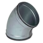 Aldes - Coude galvanisé 45° à joint - Diamètre 250 mm