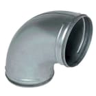 Aldes - Coude galvanisé 90° à joint - Diamètre 200 mm embouti