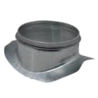 Aldes - Piquage équerre circulaire galvanisé à joint - Diamètre 160/160