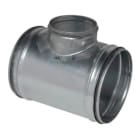 Aldes - Té équerre galvanisé à joint - Diamètre 250/250 mm