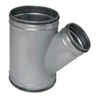 Aldes - Té Oblique à joint galvanisé: TO à joint - Diamètre 200/160