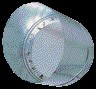 Aldes - Visière pare-pluie femelle + grille Ø 250 mm