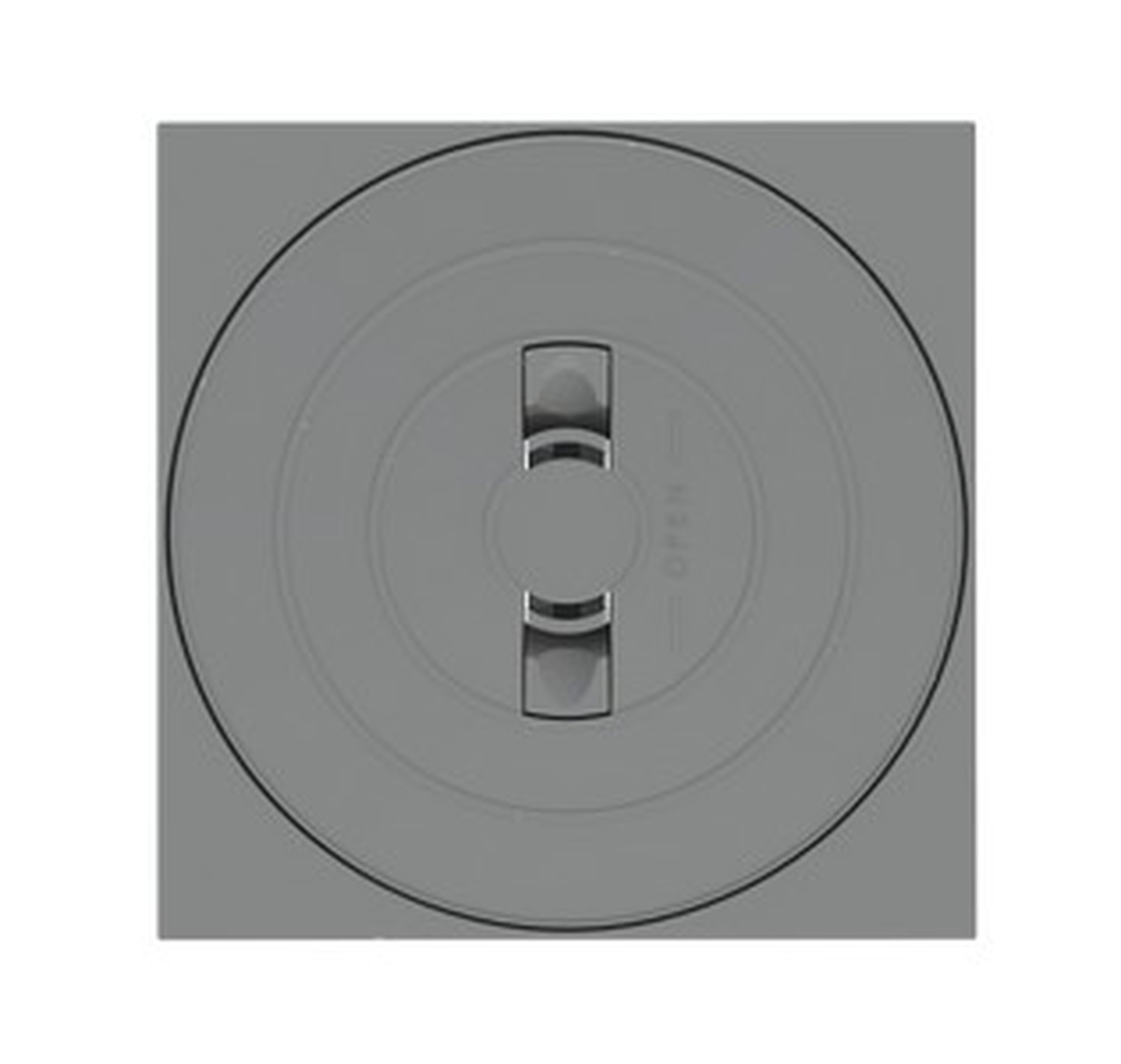 Astralpool - couv rond+ cadre carre gris