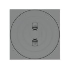 Astralpool - couv rond+ cadre carre gris