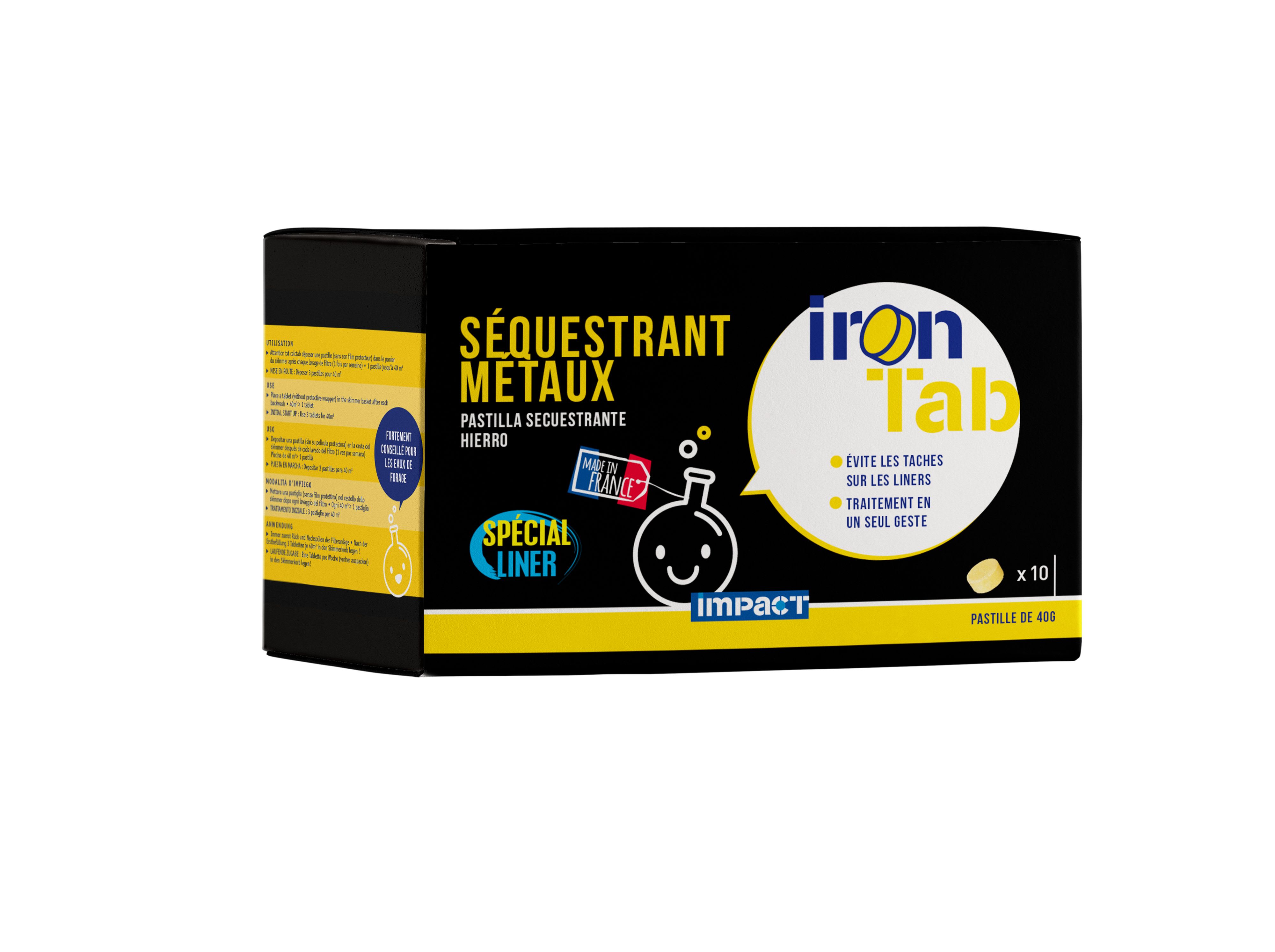 Astralpool - IMPACT IRON TAB IT12 (BOITE 10 PASTIL)