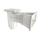 Astralpool - Skimmer Liner 15 Litres Couvercle Carre Grande Meurtriere Vis Parker Blanc