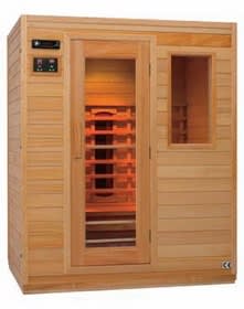 Astralpool - Sauna Ir Carbone, Hemlock, 3 Personnes, 2070W