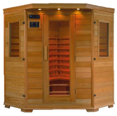 Astralpool - Sauna Ir Carbone, Hemlock, 3/4 Personnes, 2430W