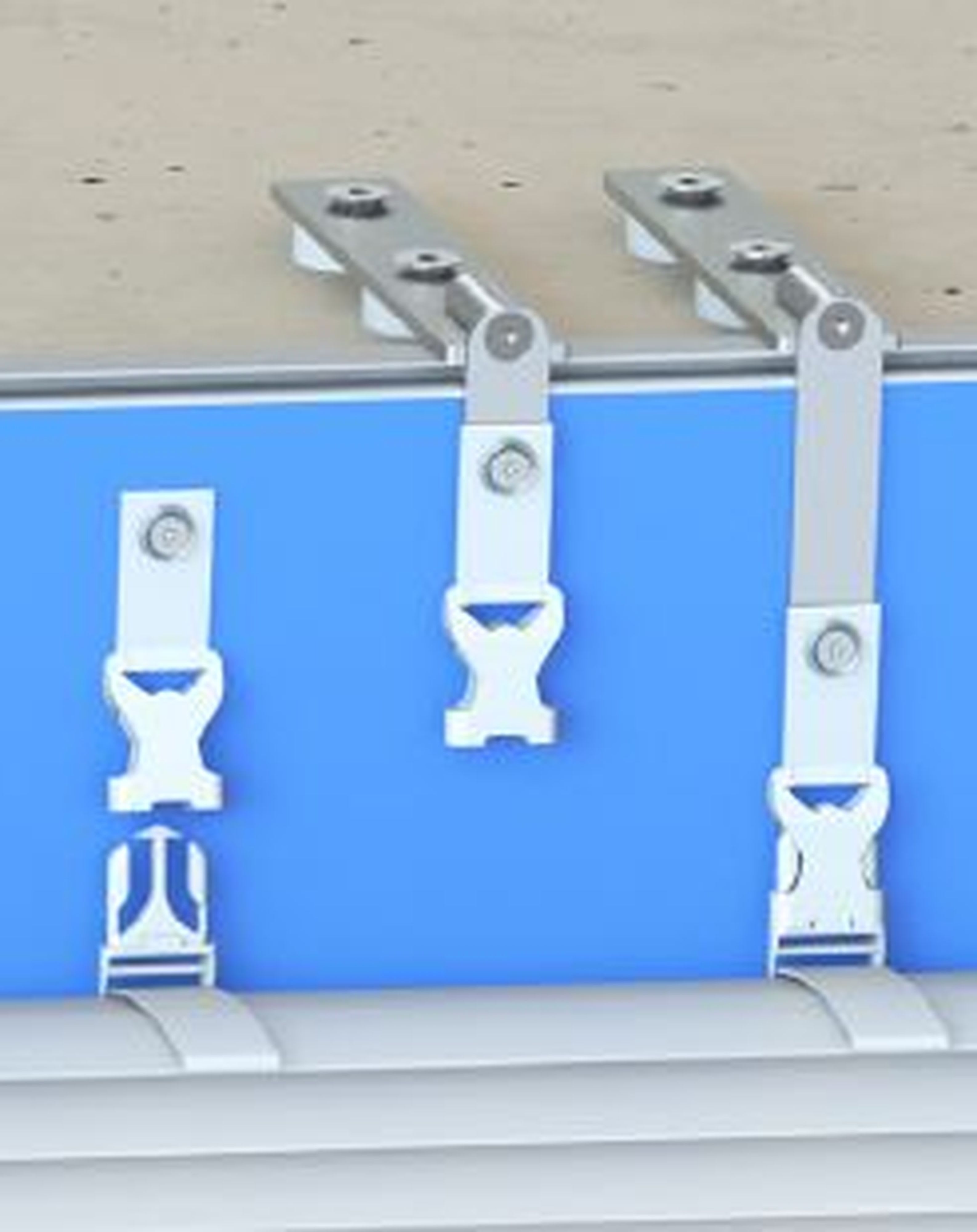 Astralpool - Système Securite Boucle A Fixer Sur Paroi Blanc