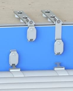 Astralpool - Système Securite Inox A Fixer Sur Paroi Avec Sangle Pvc Sable