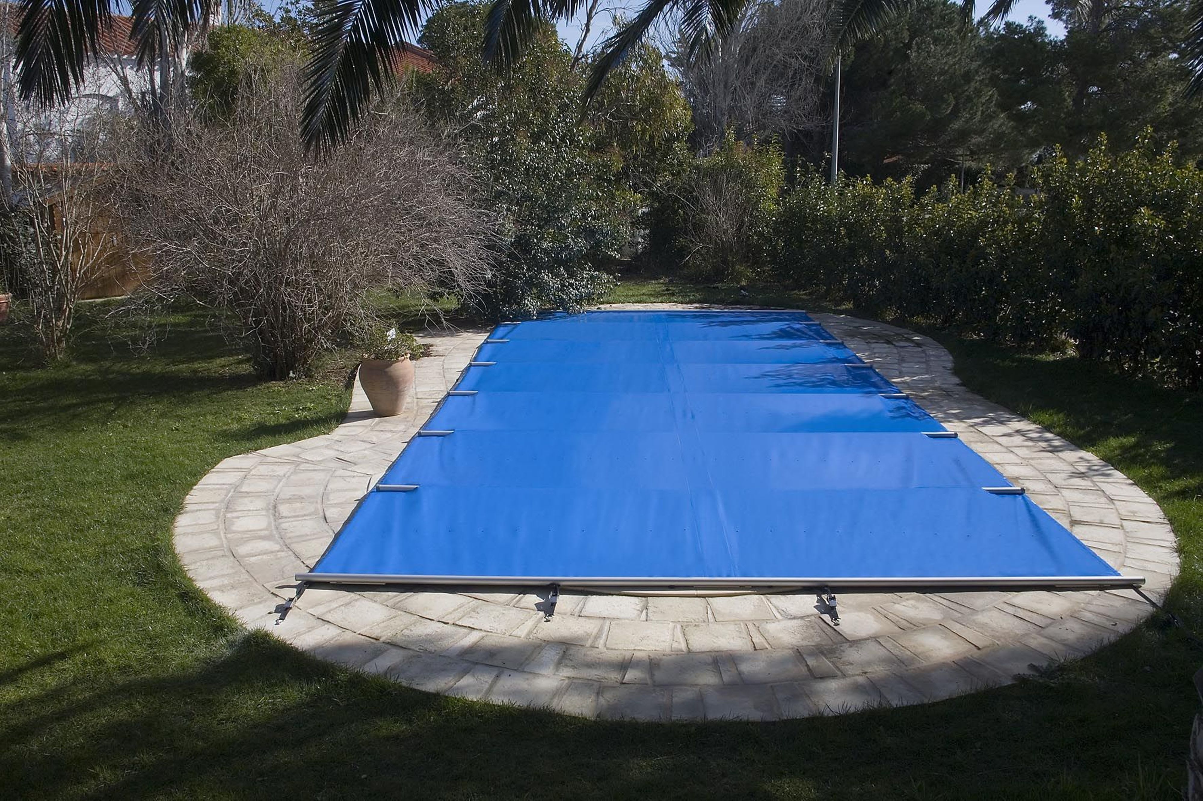 Astralpool - Tramontane Piton Douille Alu/Inox Bassin Entre 5M & 6M Bleu / Beige