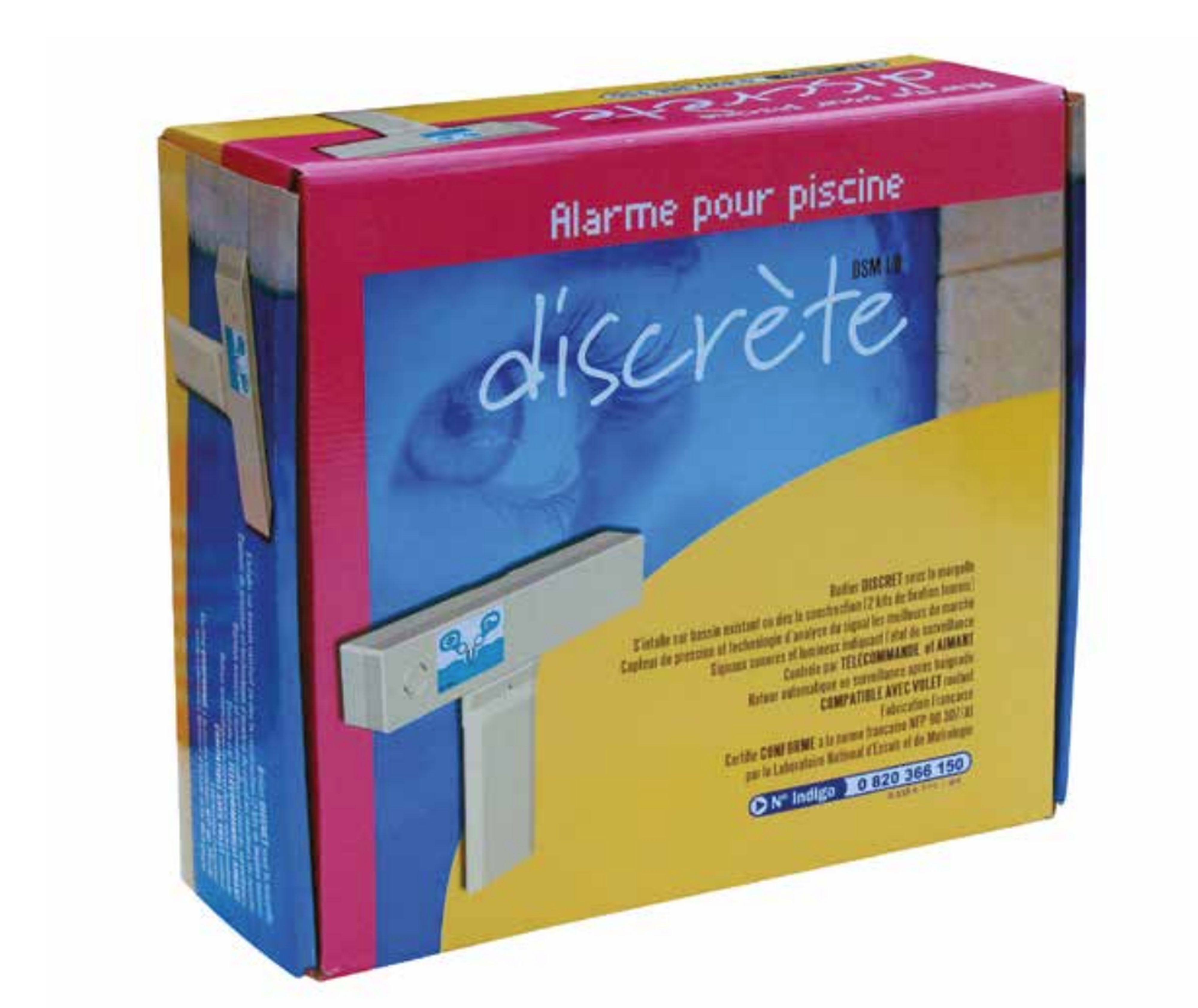 Astralpool - ALARME PISCINE DISCRETE FIXATION SOUS MARGELLE BEIGE