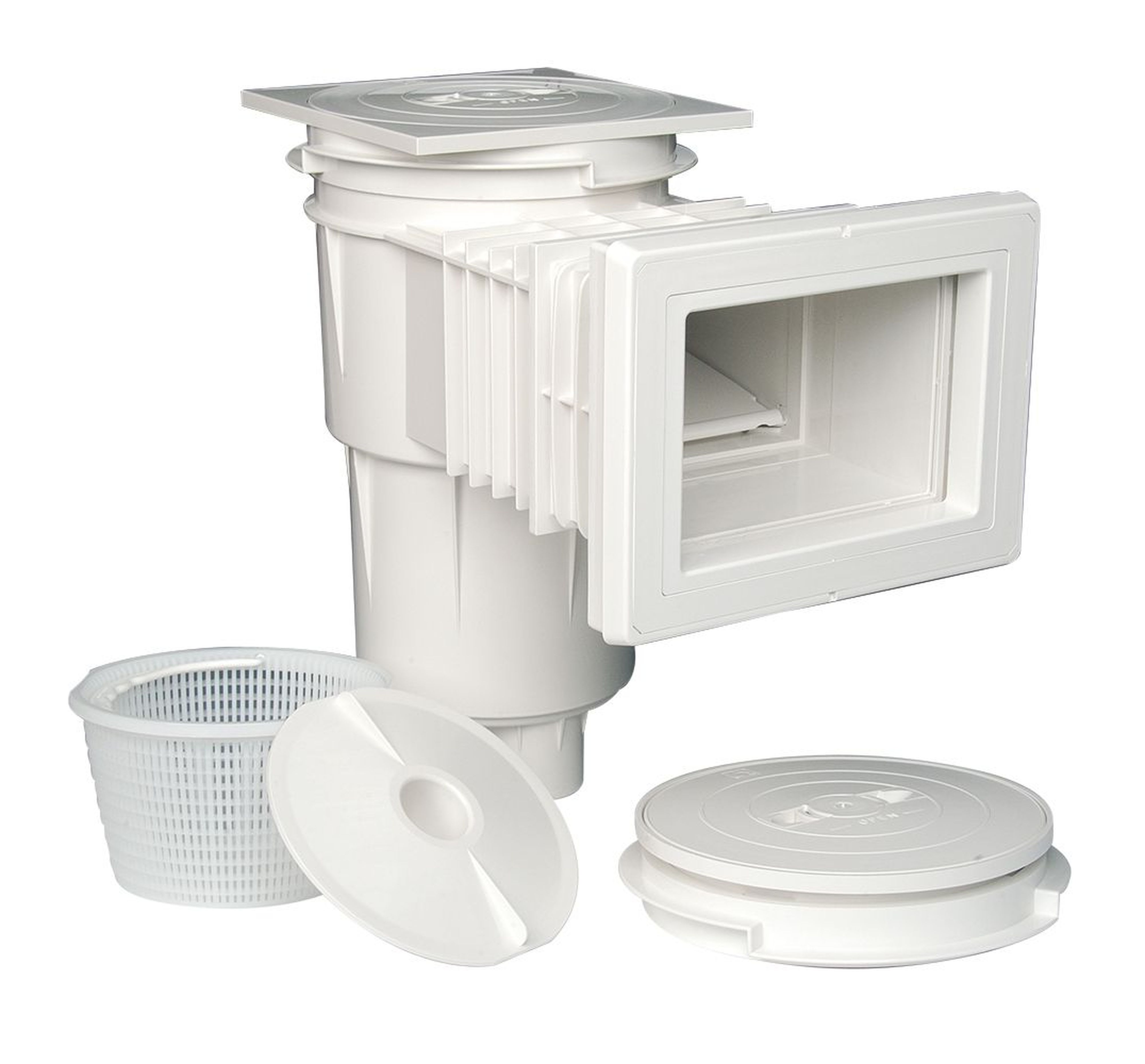 Astralpool - Skimmer Beton Prestige Couvercle Carre Petite Meurtriere Et Rallonge