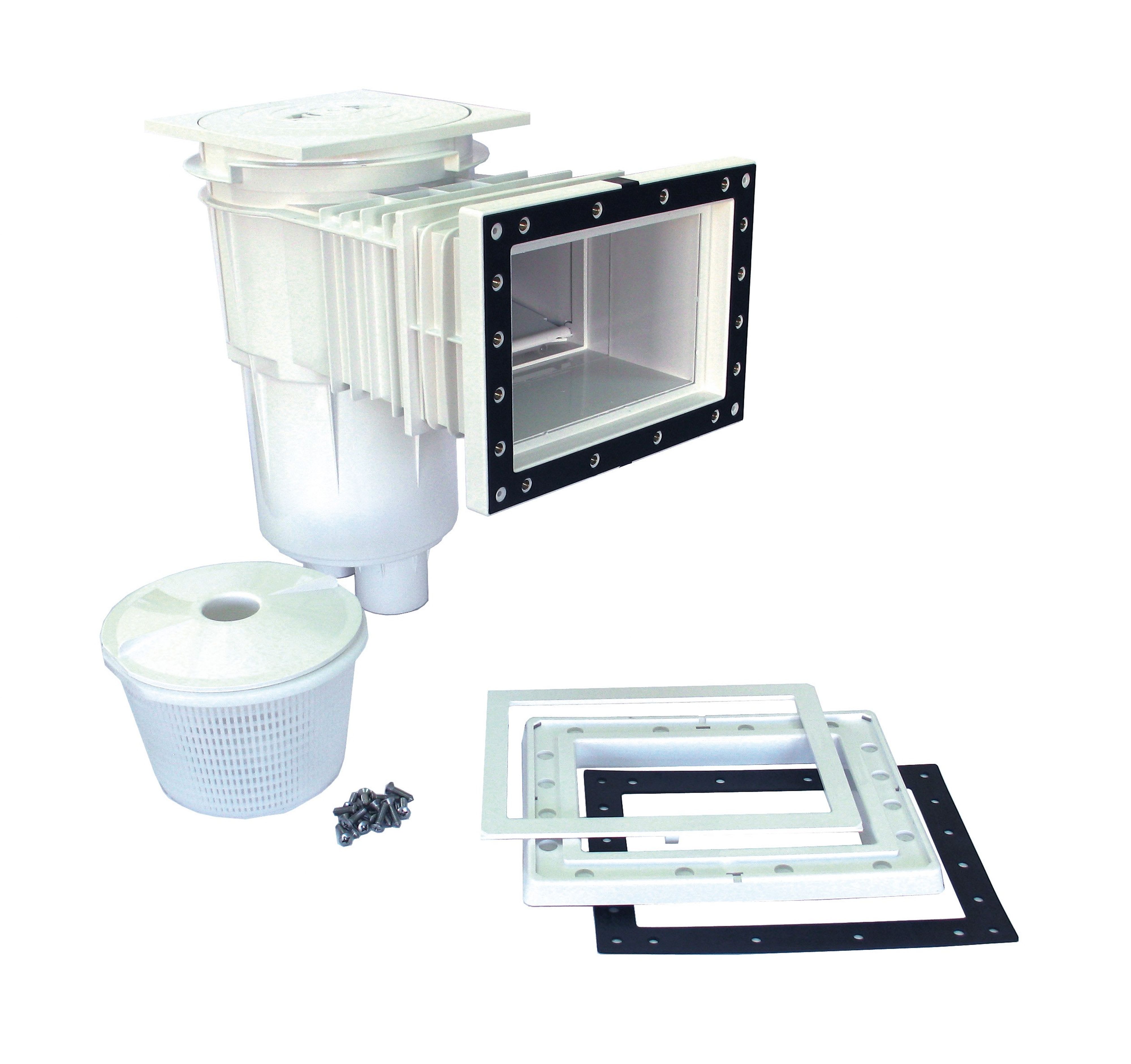 Astralpool - Skimmer Liner Prestige Couvercle Carre Petite Meutriere Rallonge Vis Metrique