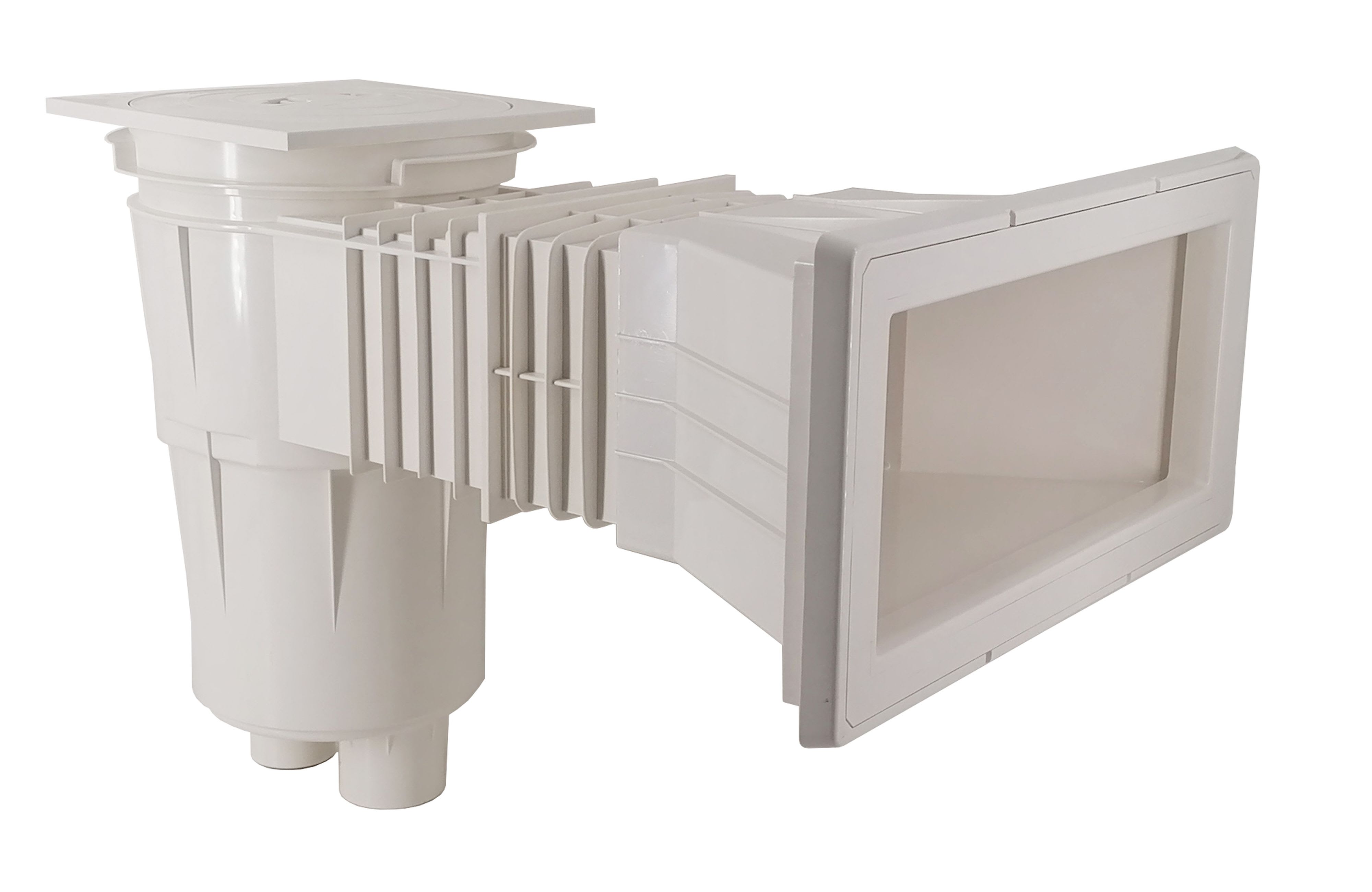 Astralpool - Skimmer Liner Prestige Couvercle Carre Grande Meutriere Et Rallonge Vis Metrique