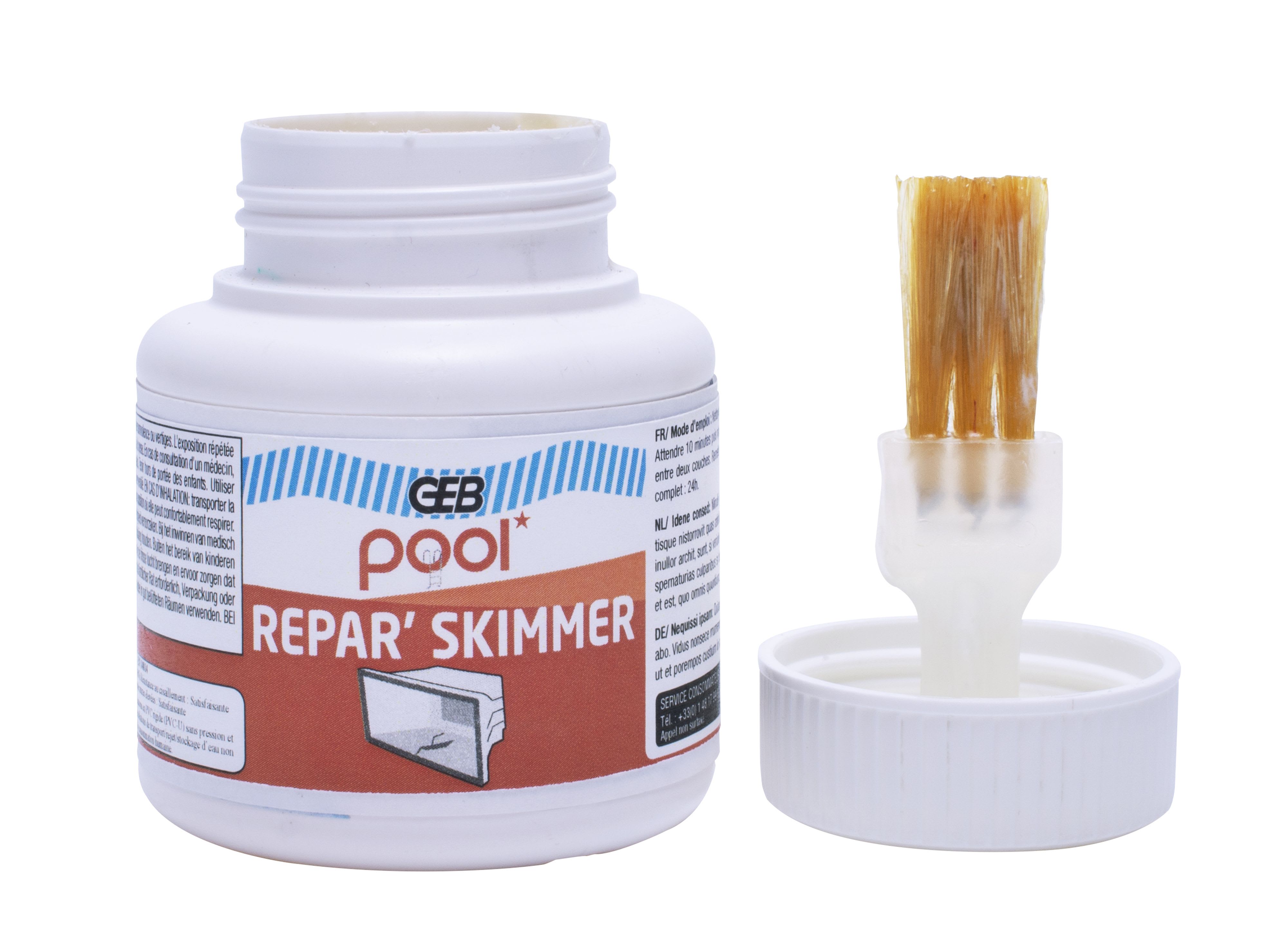 Astralpool - POOL REPAR'SKIMMER 125ML, reparation solide durable et lissable/poncable