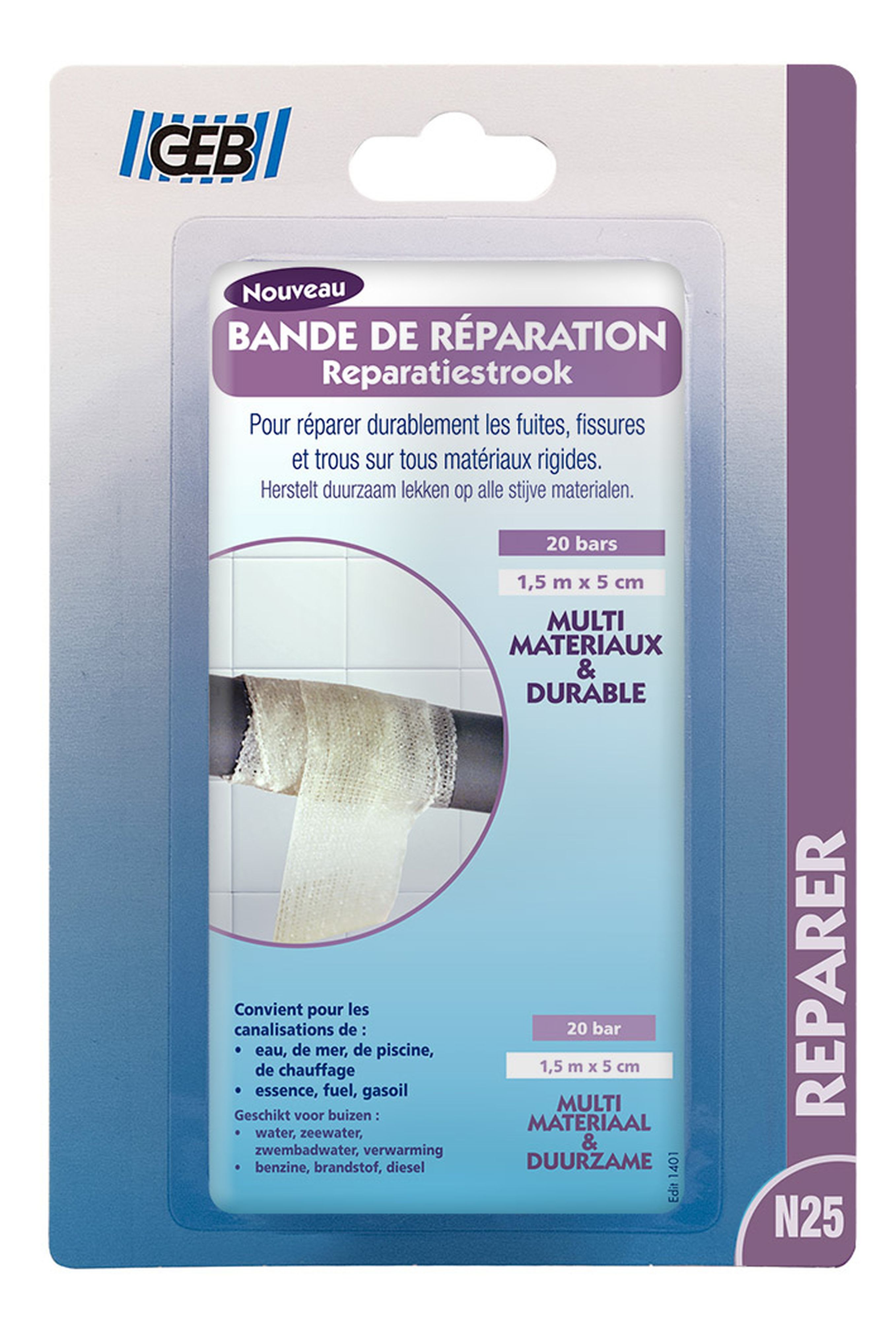 Astralpool - Bande De Réparation 5cm X 1,5m