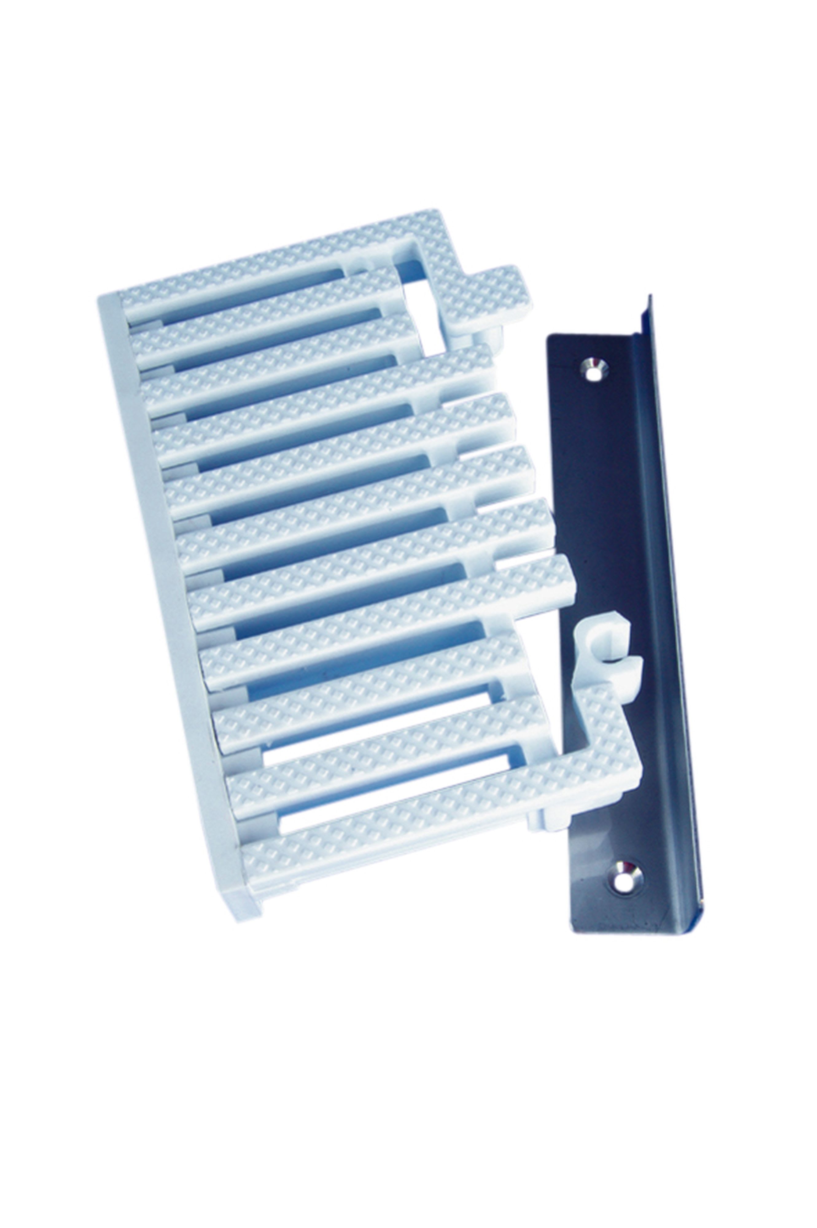 Astralpool - Kit Terminal Longitudinal H24 L195 composé un profil inox et une grille speciale