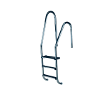 Astralpool - ECHELLE ASYMETRIQUE 5 MARCHES surface antiderapante, 1ere marche securite double