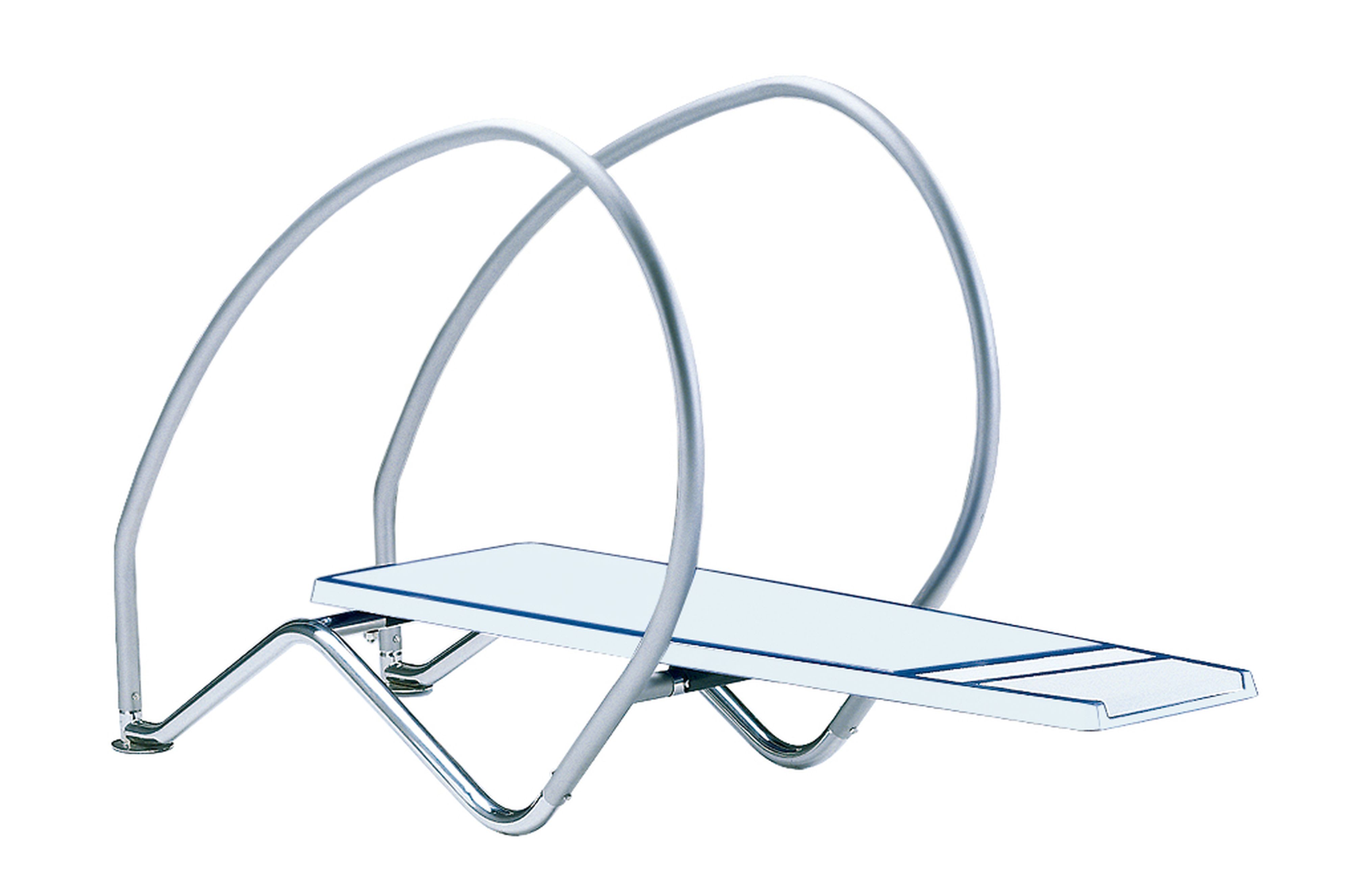 Astralpool - Plongeoir Dynamic avec arceaux 2,00 m L.0,60m, Blanc, livre avec ancrages