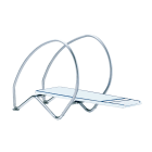 Astralpool - Plongeoir Dynamic avec arceaux 2,30m L.0,60m, Blanc, livre avec ancrages