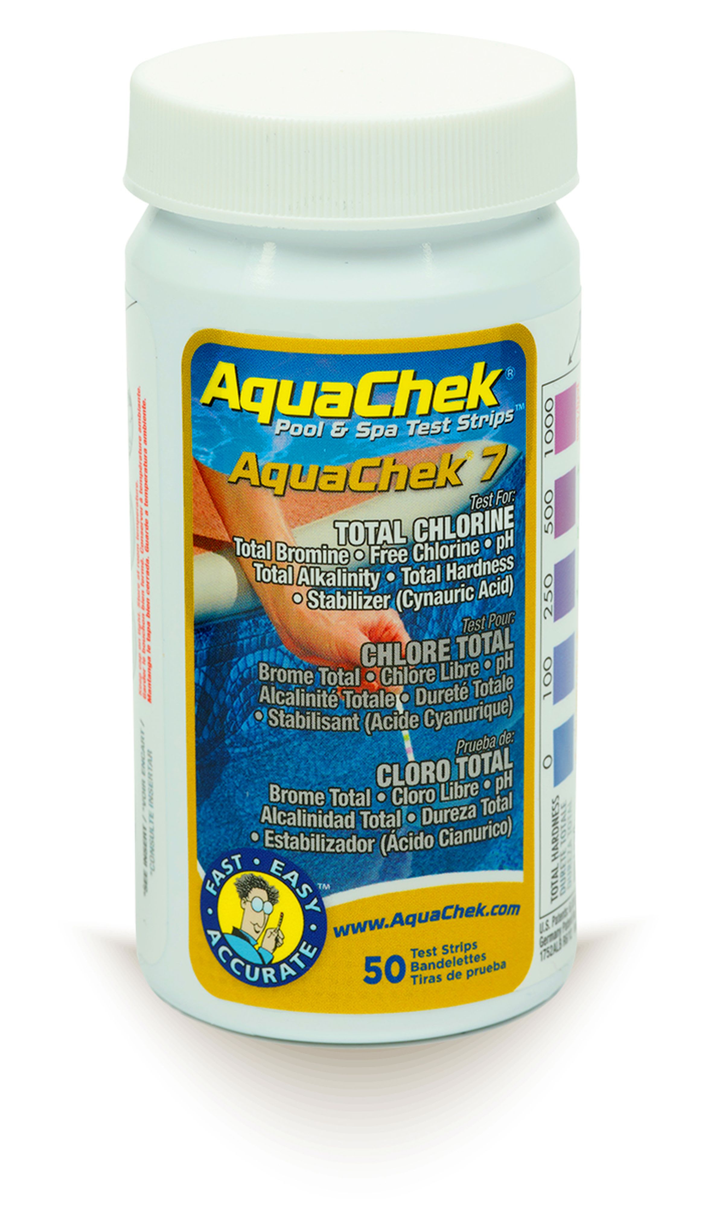 Astralpool - Aquachek 7 Fonctions(Stab/Tn/Chl/Ph/Tac) 50 B