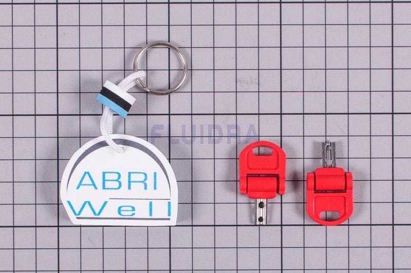 Astralpool - CLE ROUGE AVEC PORTE-CLE FLOTTANT