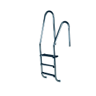 Astralpool - ECHELLE ASYMETRIQUE 4 MARCHES surface antiderapante, 1ere marche securite double
