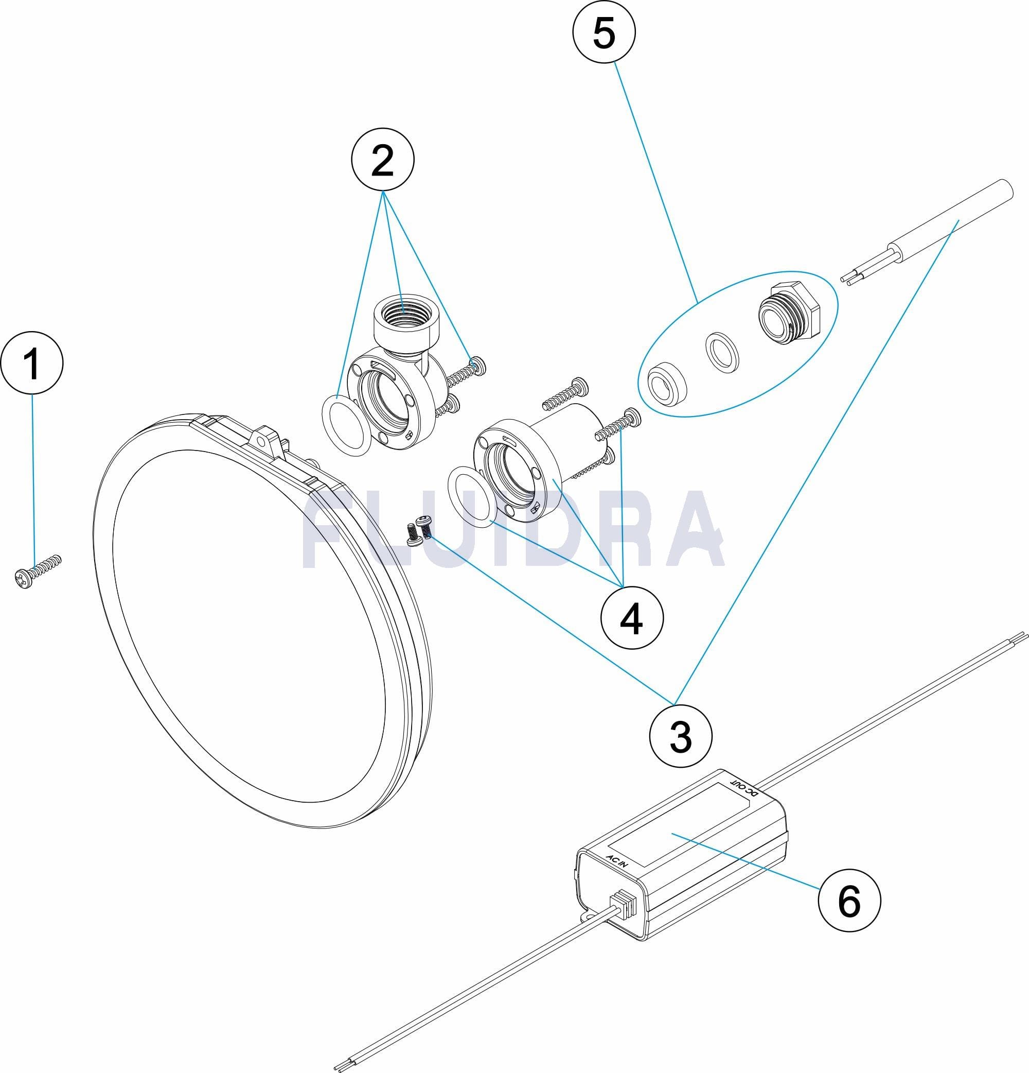 Astralpool - Lampe Projecteur Lumiplus Flexi Blanc Dc  V1