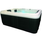 Astralpool - Spa 3 Places Pianosa Cuve Blanche Habillage Synthétique Gris Anthracite
