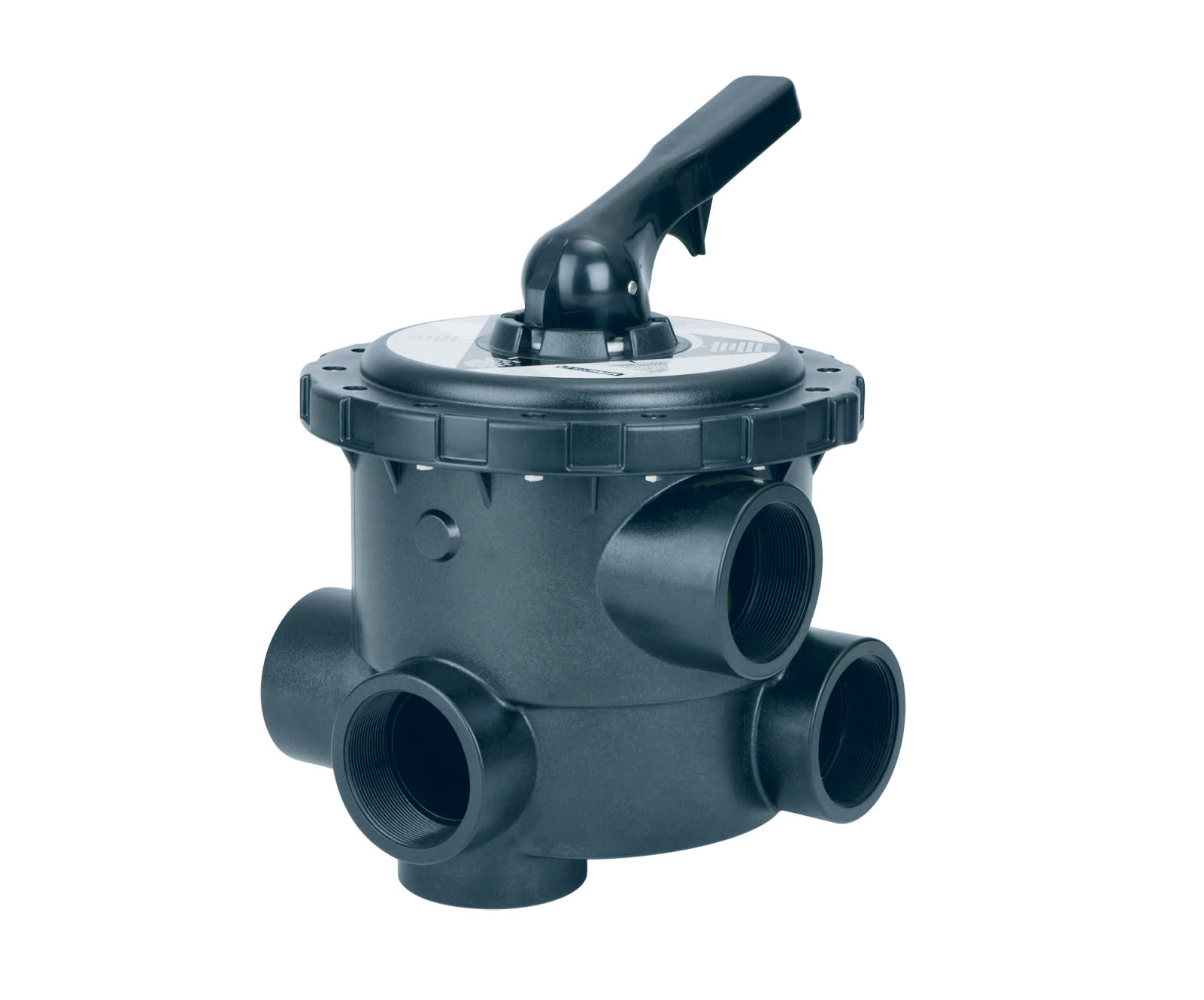 Astralpool - Vanne Multivoies Noire 3" Nue