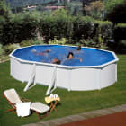 Astralpool - Piscine Fidji Ronde En Acier Blanc, D.4,6M H1,20M 3M3/H Echelle 2X3 Liner 30/100