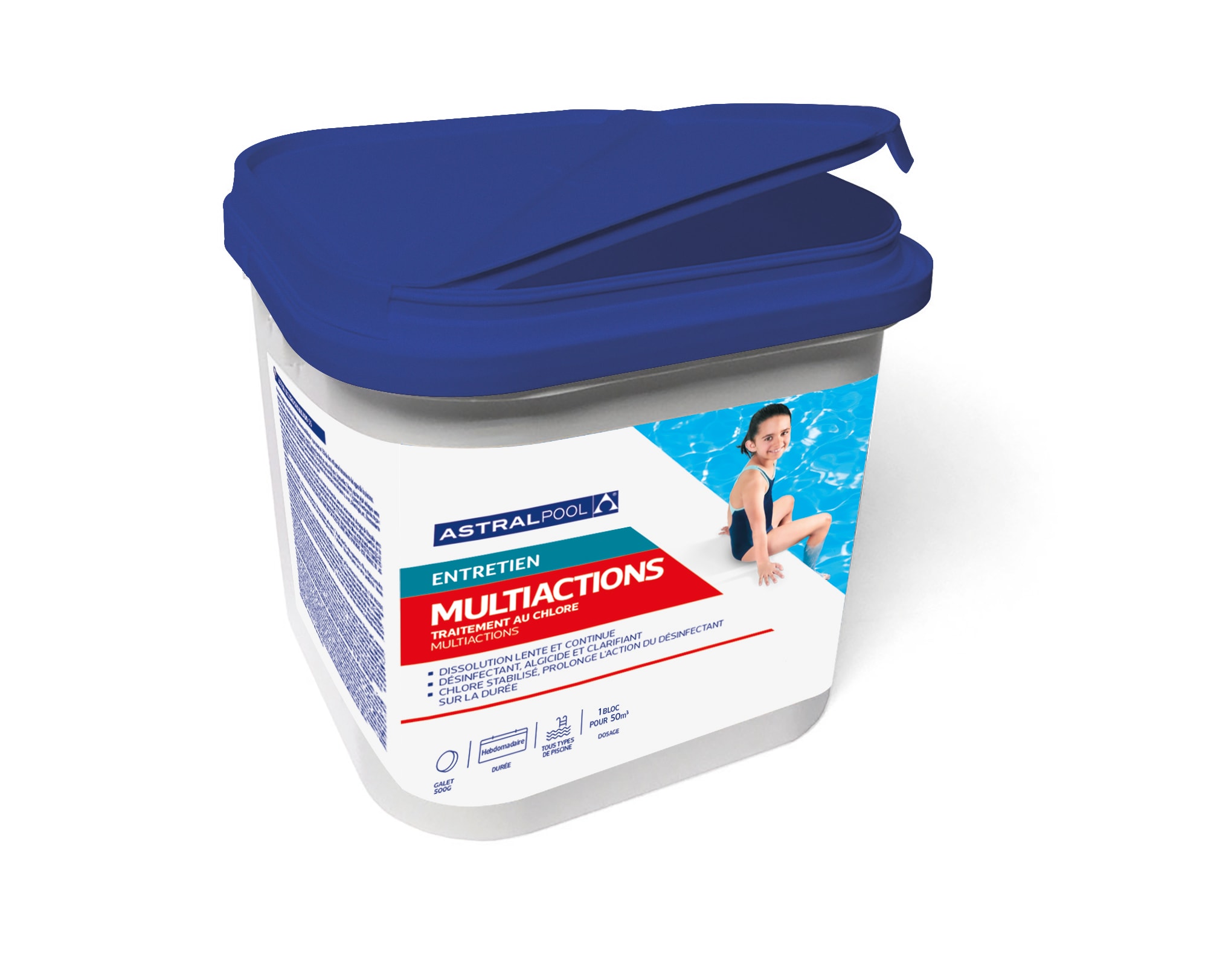Astralpool - Multiactions 250G. 5Kg Low Boric <0,3%
