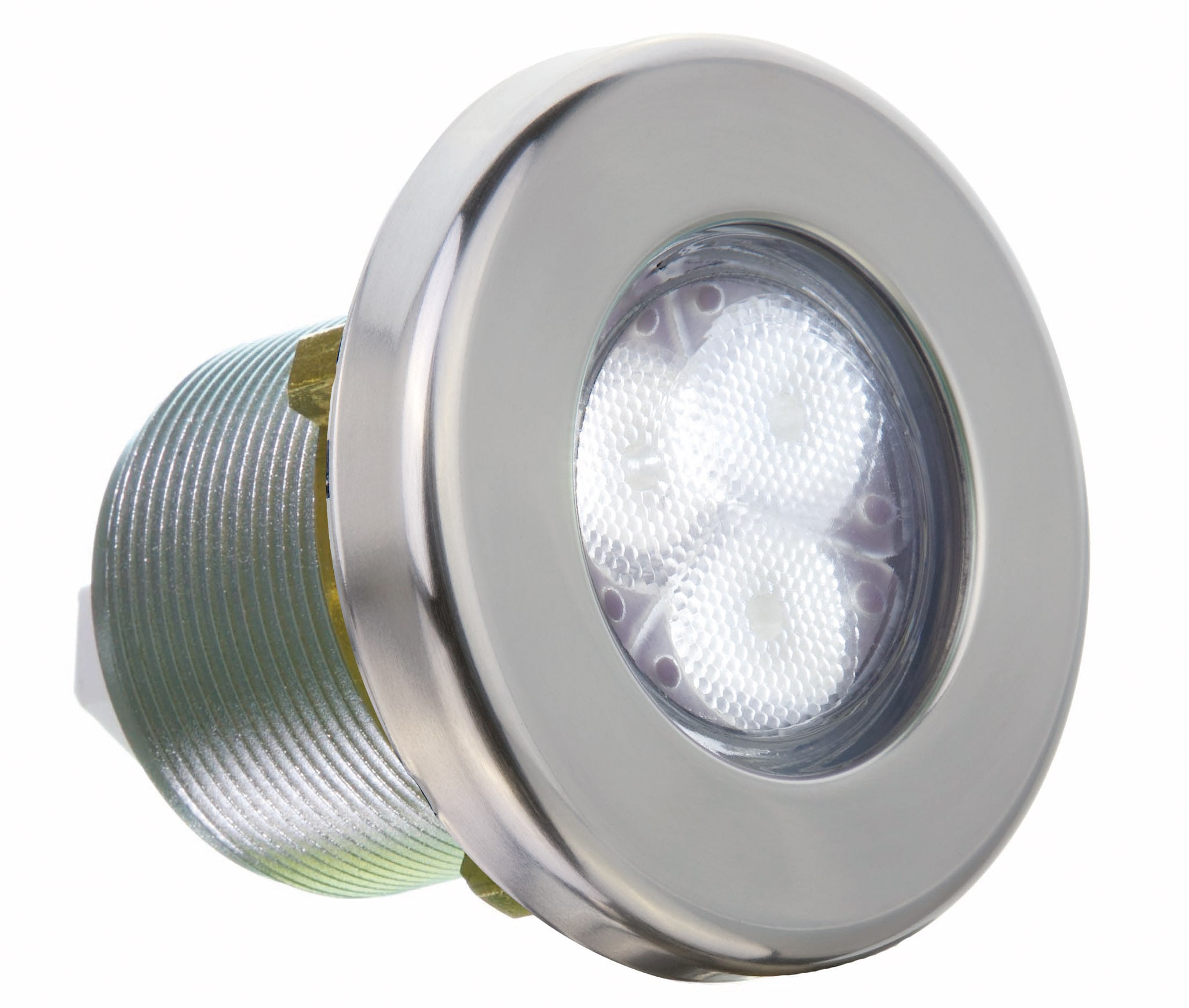 Astralpool - Mini Projecteur Led'S V2 Blanc Enjoliveur Inox Pour Spas Et Pisc Préfabriquées